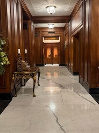 Hallway by the elevators