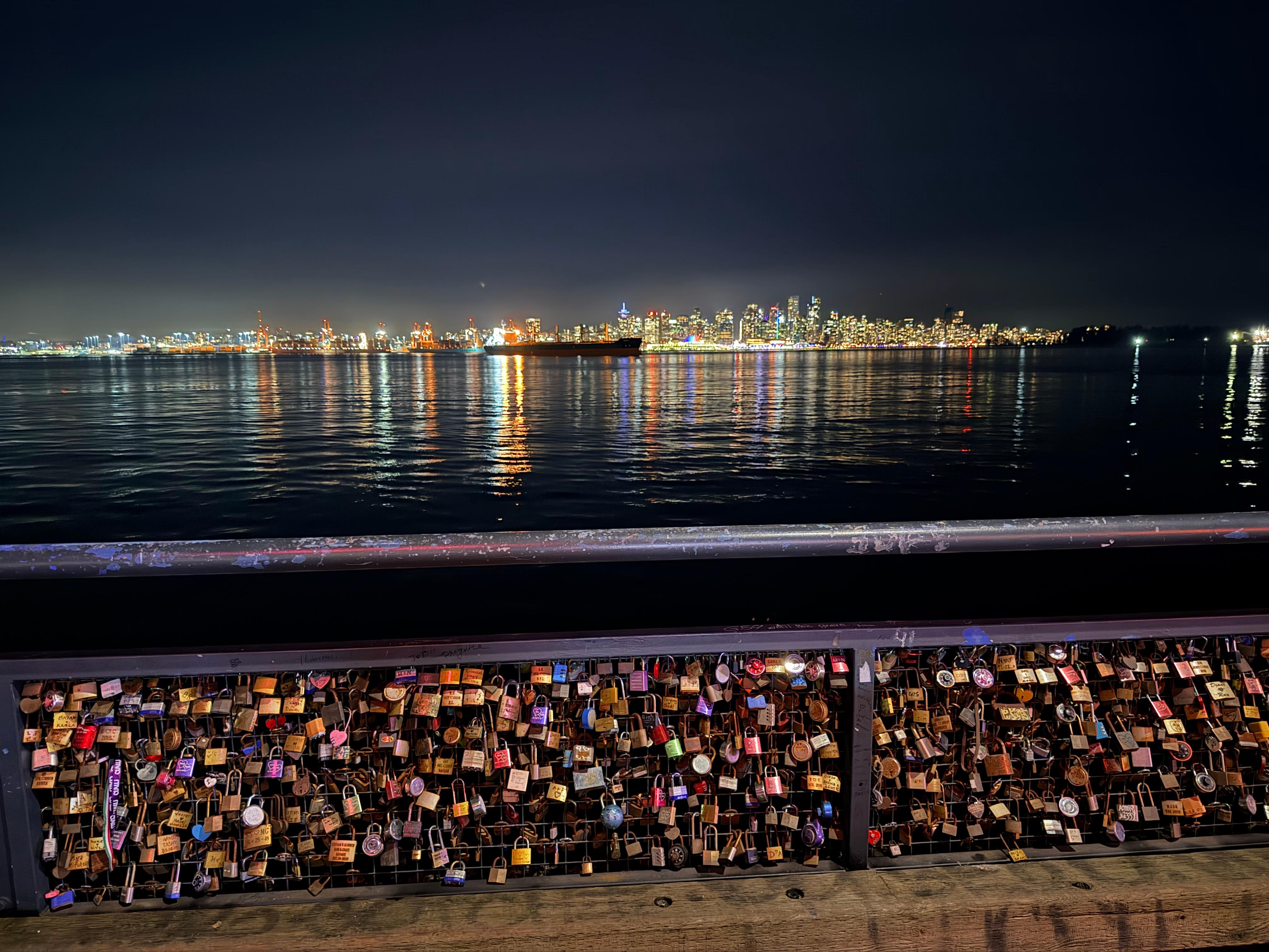 View across the water from the boardwalk out front 