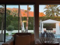 View while seating in the living room