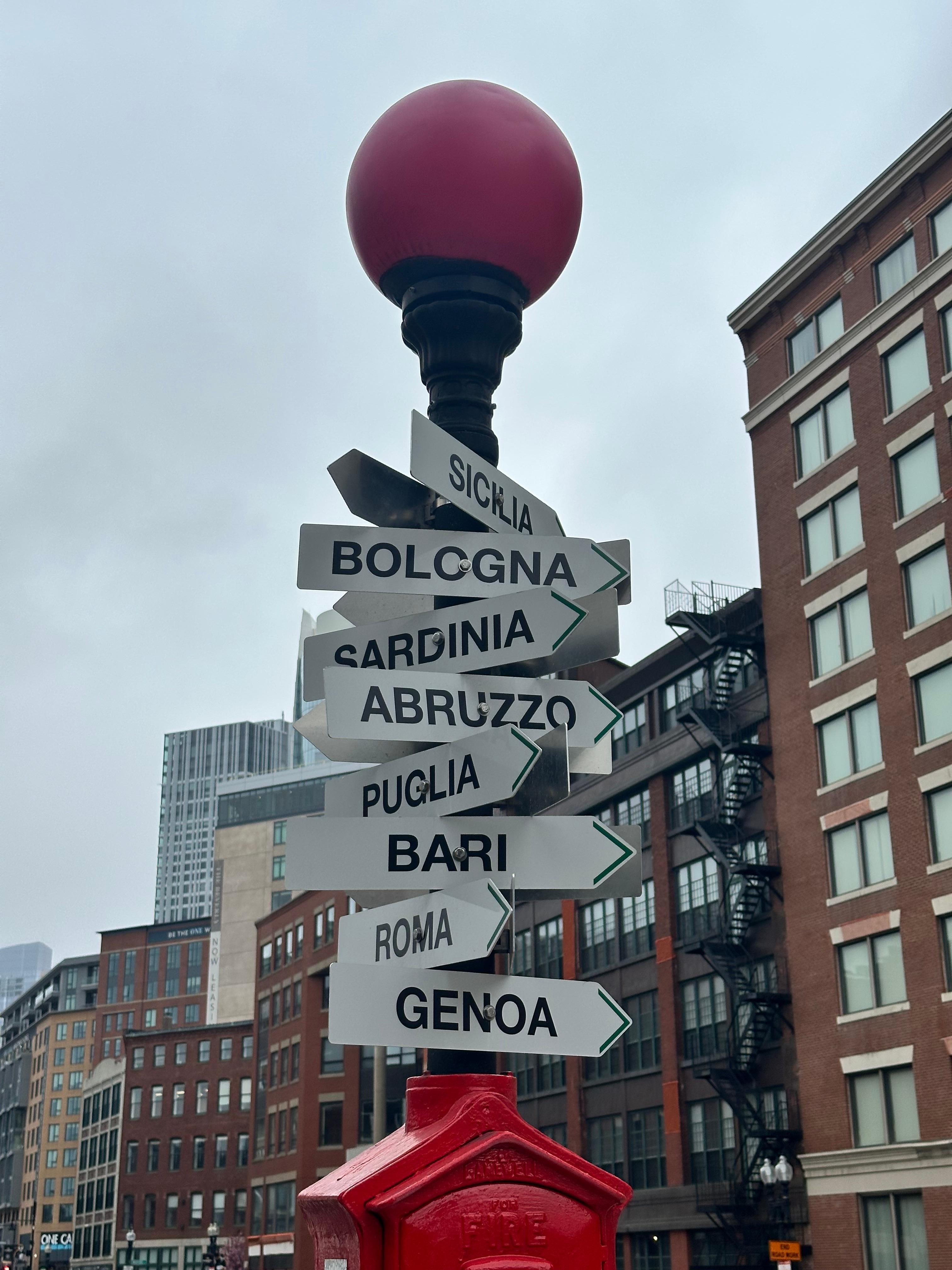 Prime location at the start of the North End