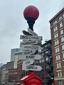 Prime location at the start of the North End