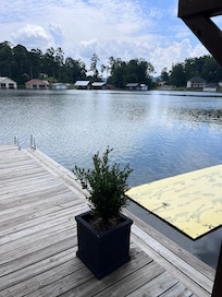 A view from the boathouse