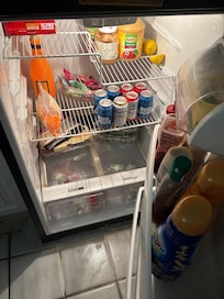 Inside the fridge