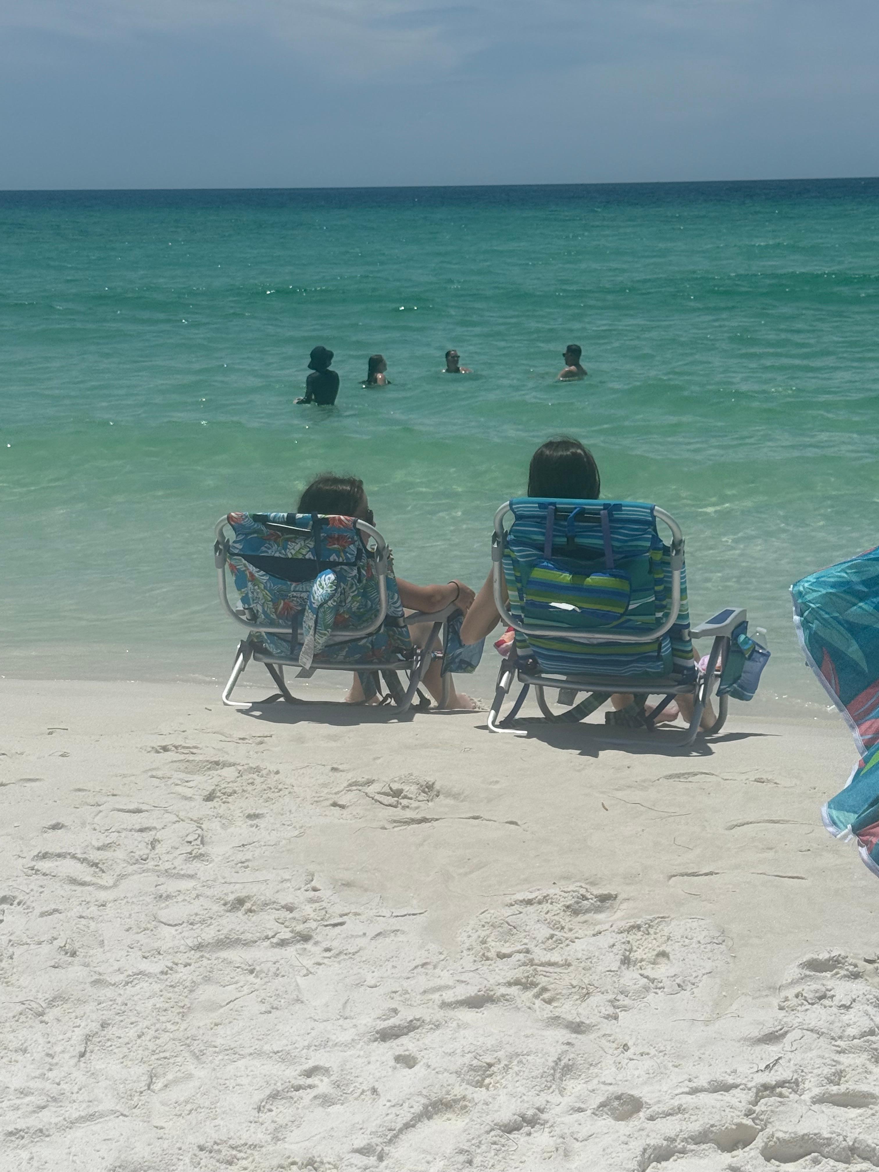 Private beach allows plenty of room to enjoy the view