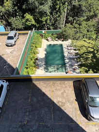 Vista da sacada do quarto.