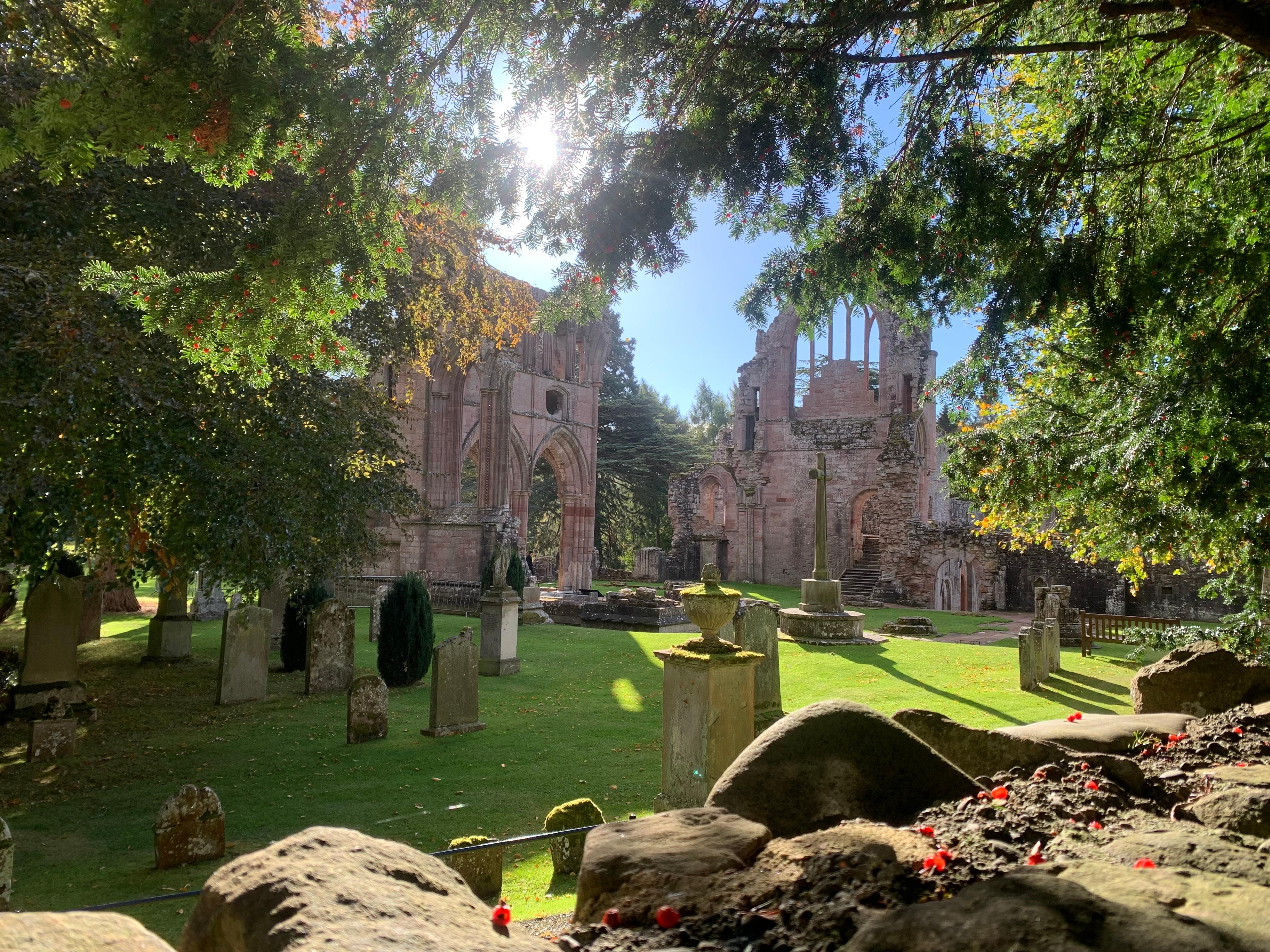 Dryburgh Abbey right next door