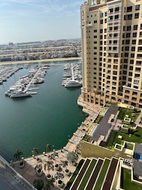 View from 10th floor looking towards the marina
