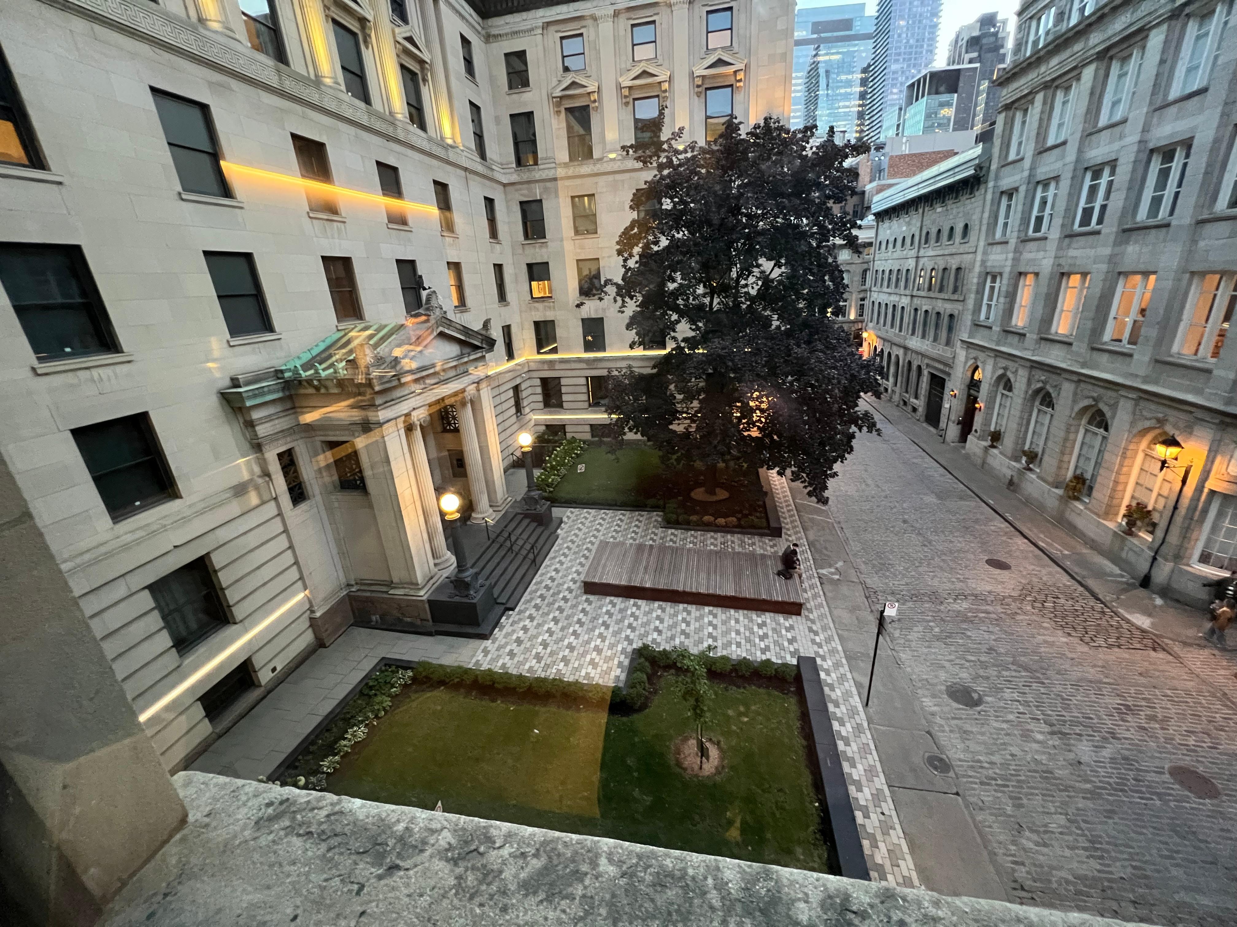 view from level 4 room 422