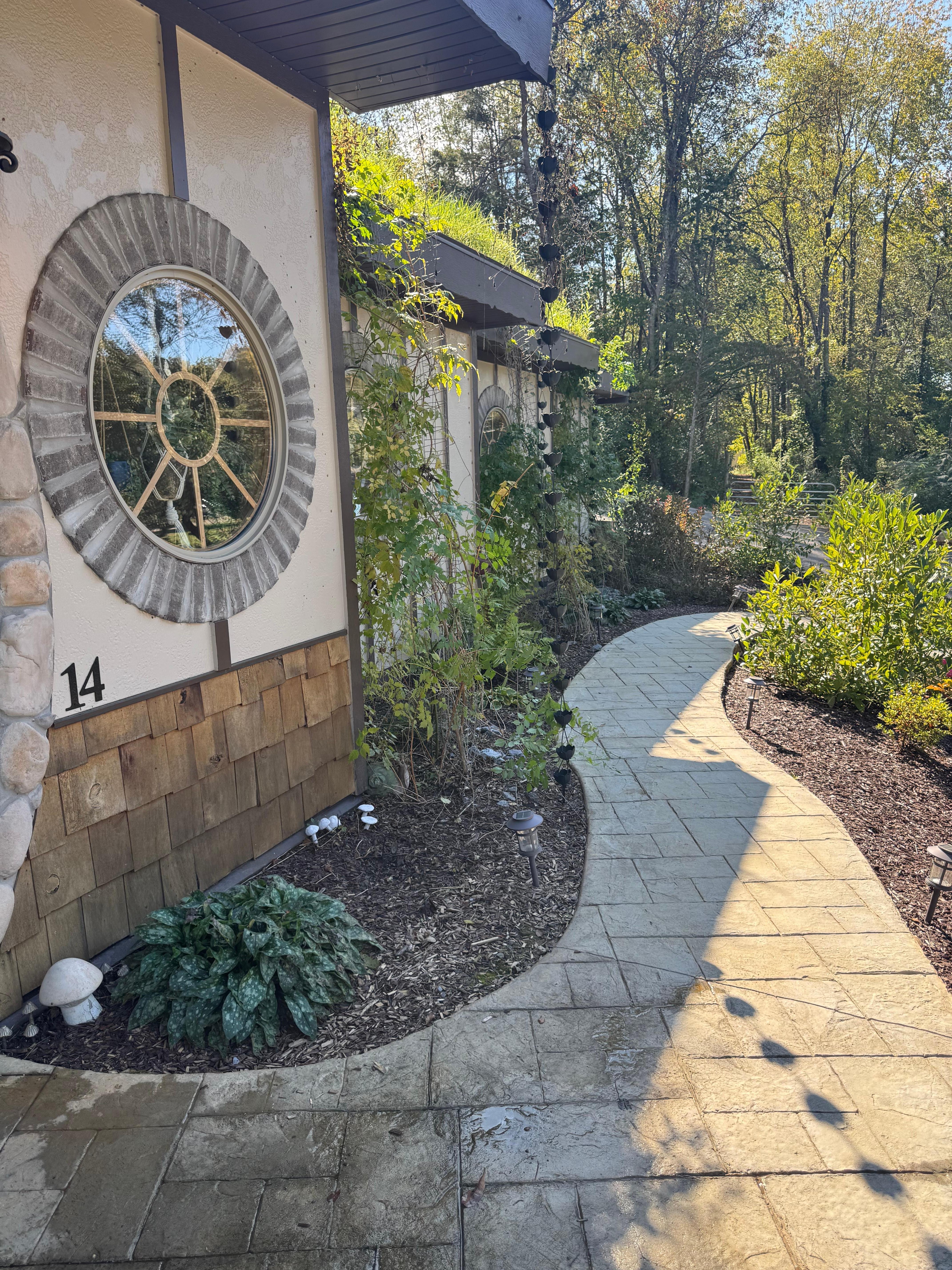 Outside of the front door