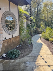 Outside of the front door