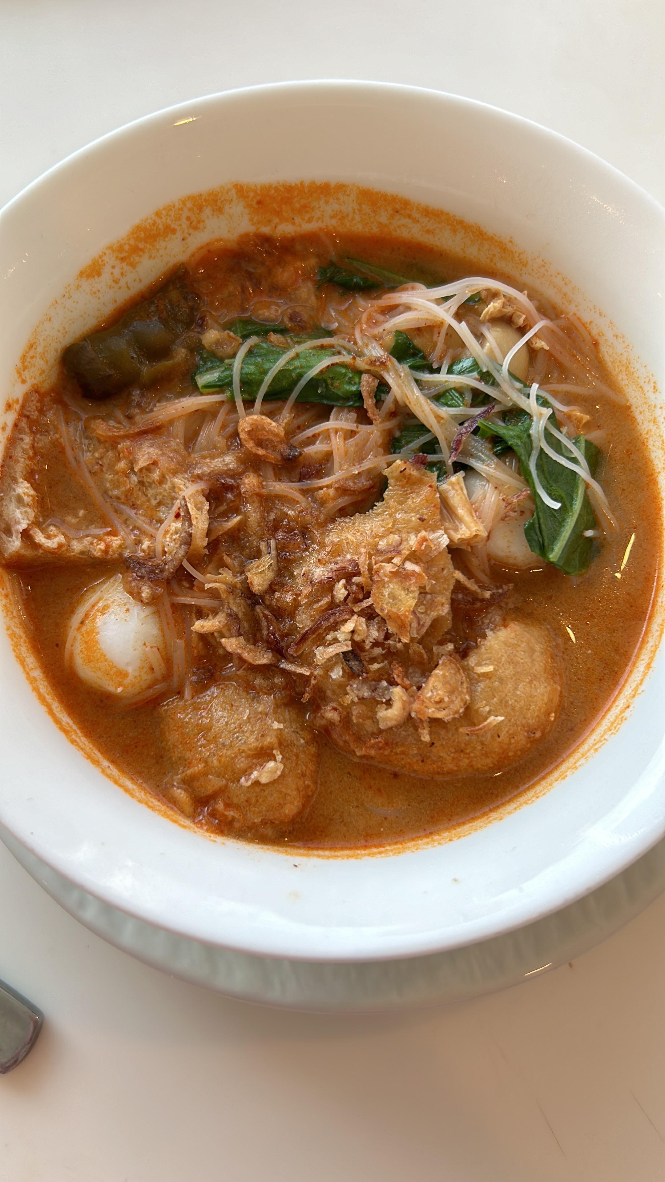 Delicious local breakfast buffet