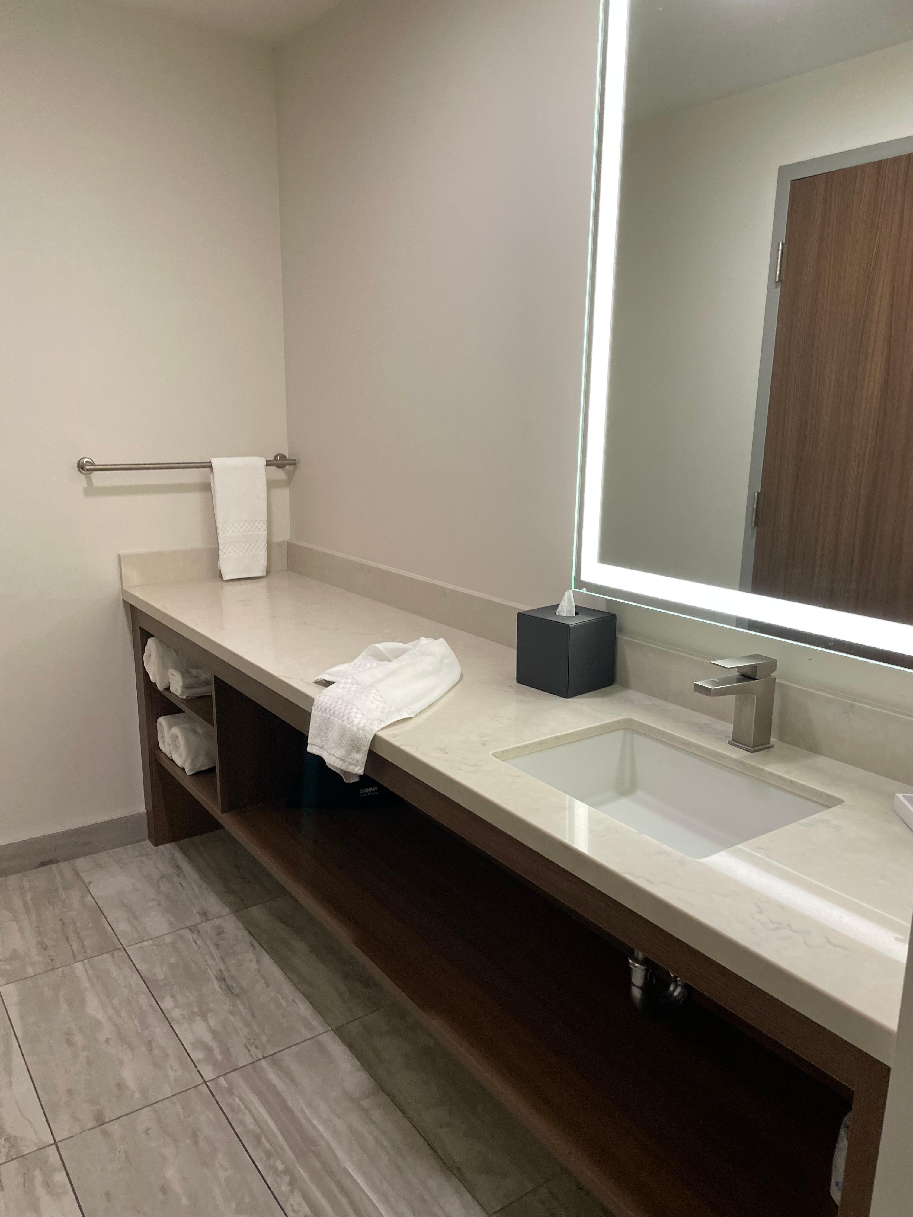 Separate Sink area in the bathroom