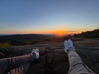 Sunset on Cadillac Mountain