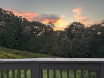 1st 3 pictures are my view from the deck.