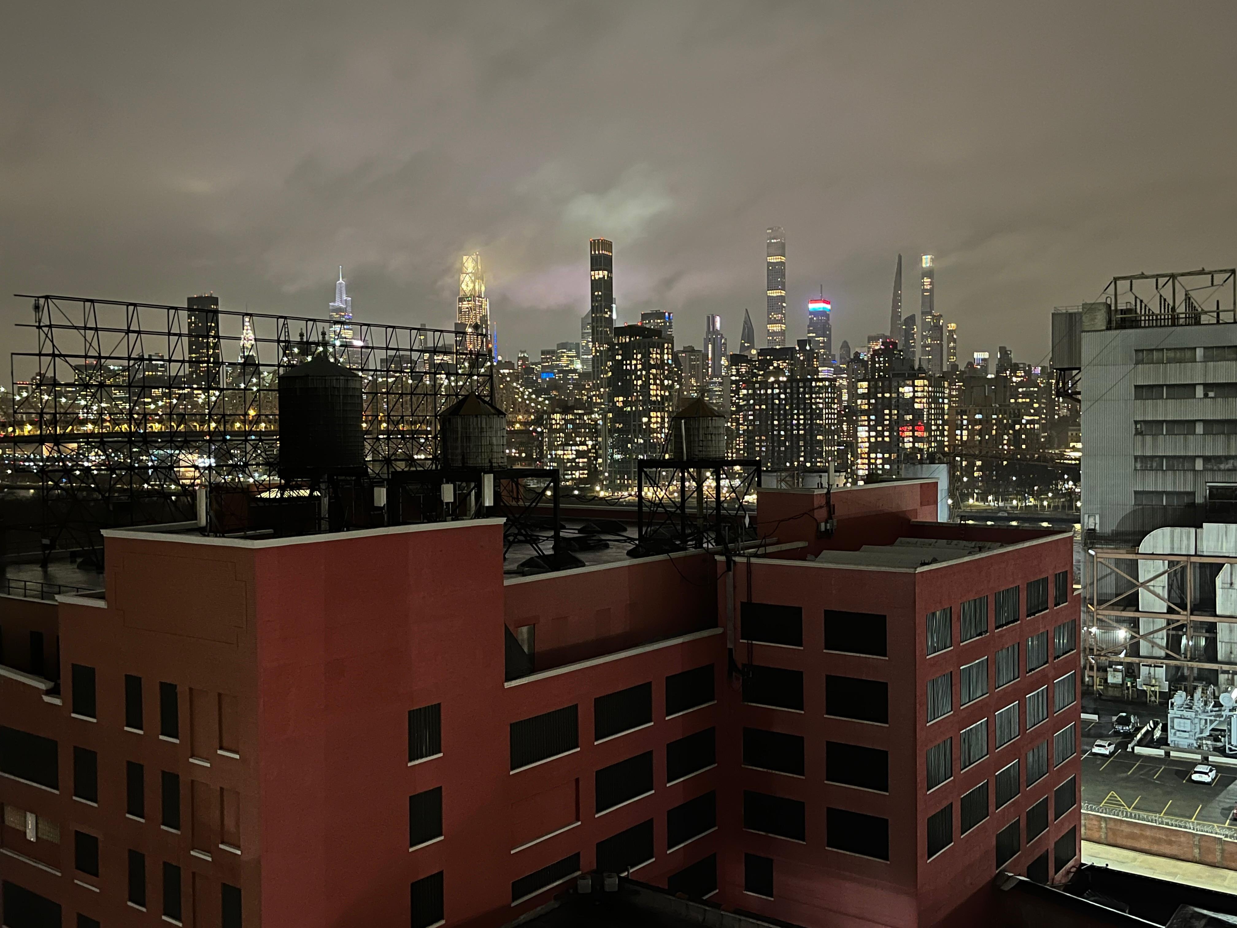 View of NYC from our room. 