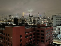 View of NYC from our room.