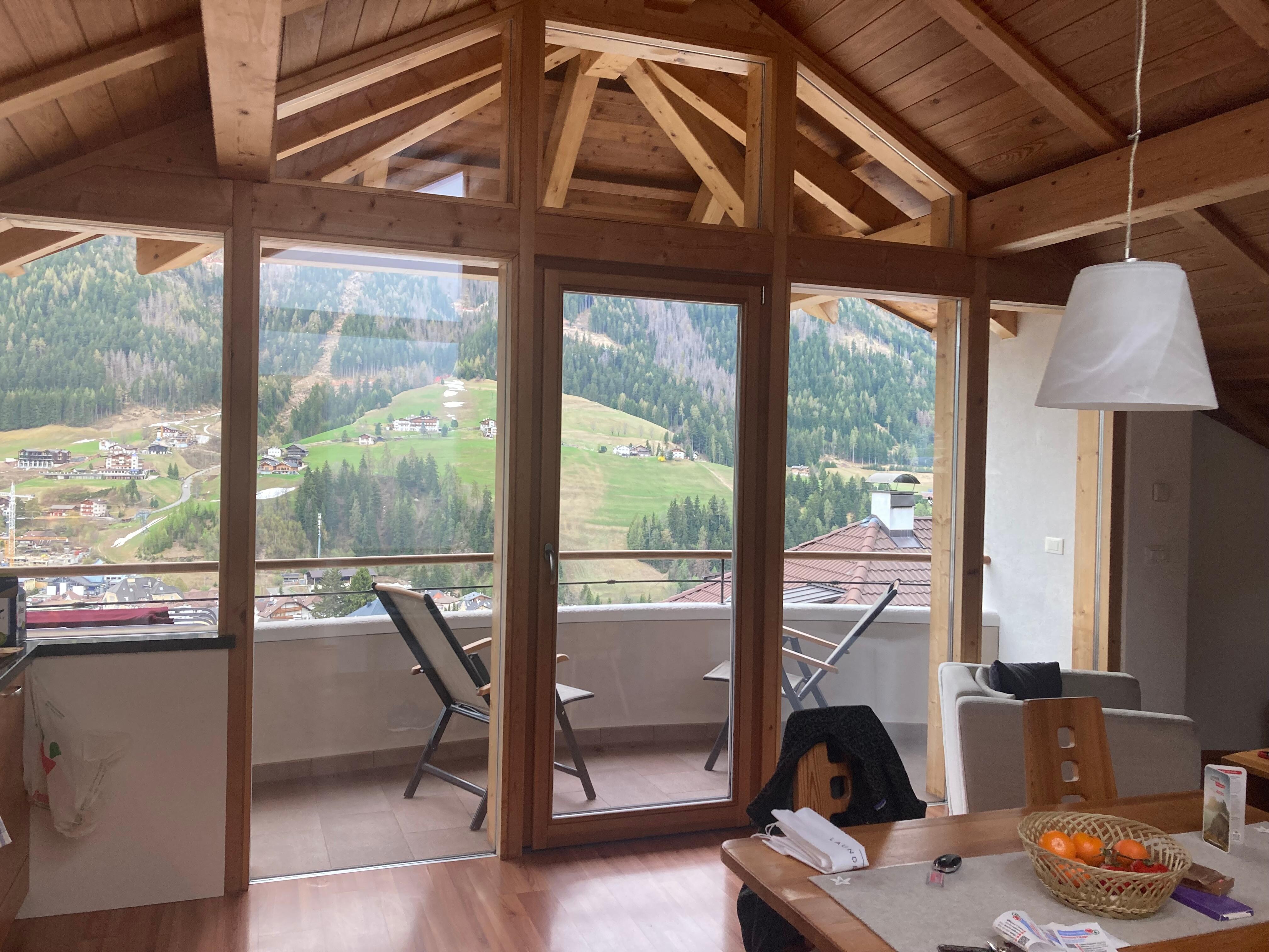 The view when you walk of the bedroom in the morning. 