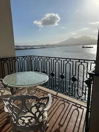 So romantic this room at the Eurostar Excelsior hotel in Naples.