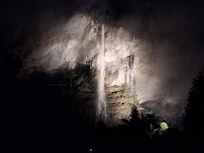 View from the kitchen window (Staubbachfall).