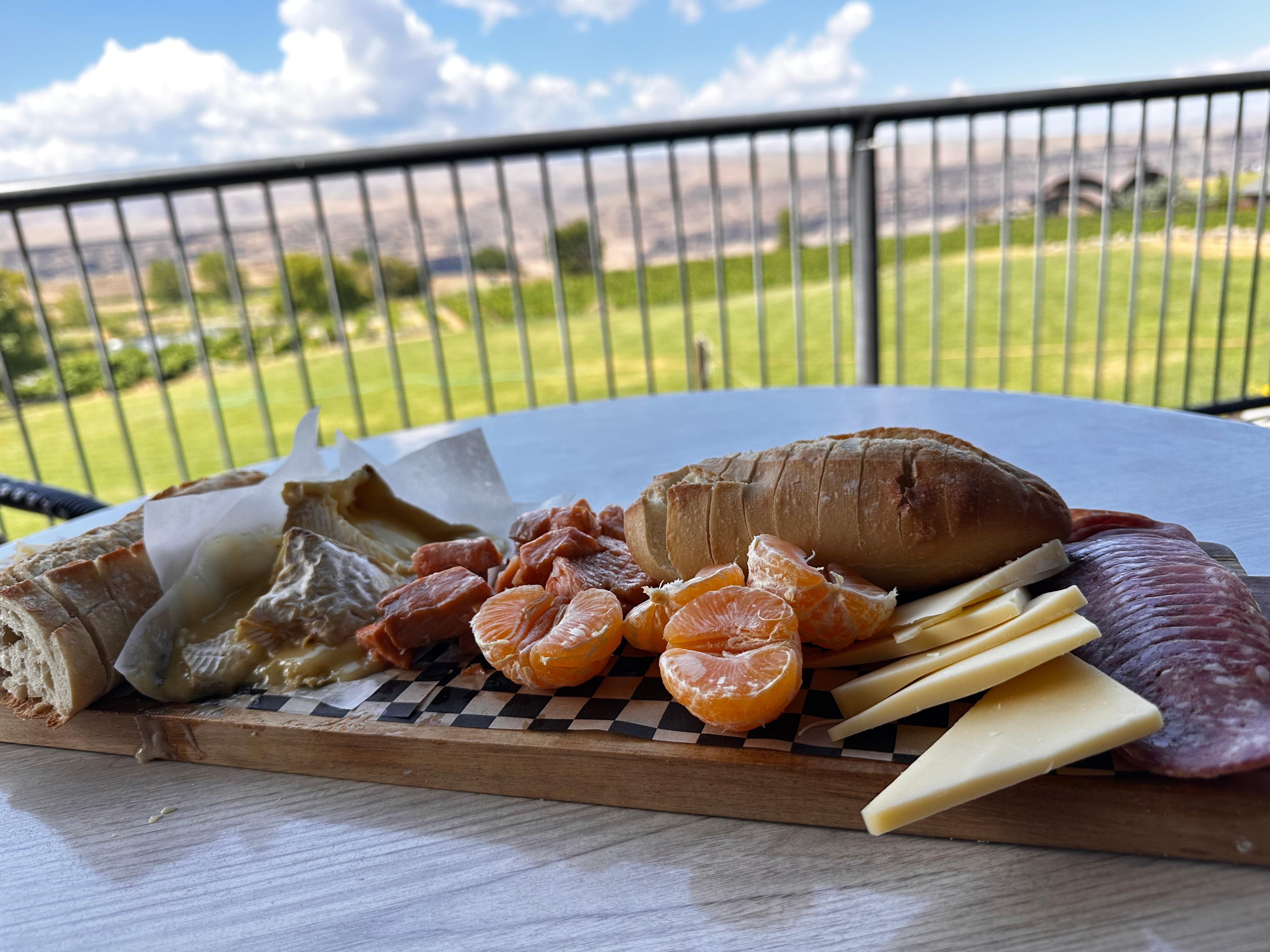 Cave B snacks and wines!