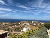 The view looking out from our room.