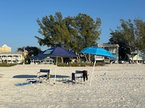 View of beach chairs looking towards property