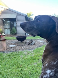 Light up the fire pit!