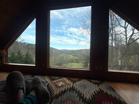 View from upstairs room