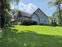 View of the house from the lake area