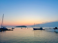 The harbor area is a great place to catch the sunrise in case you can't get Cadillac Mtn passes.
