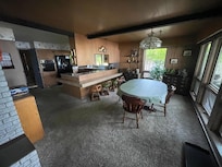 Kitchen and dining area