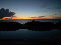Sunrise from Villa #5.