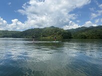 Paddleboarding Lake Fontana