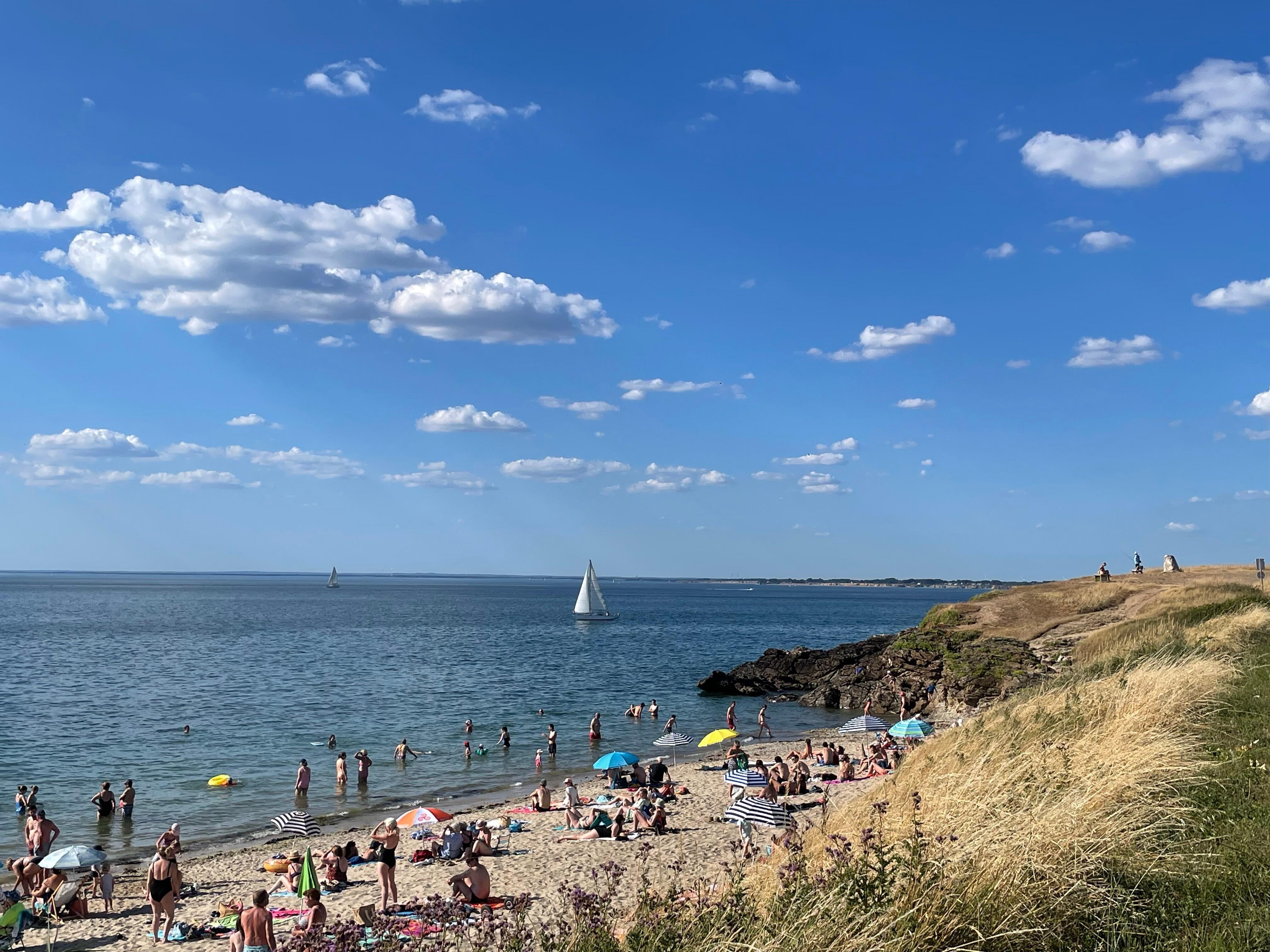 La plage de Toulport, à 5 minutes à pied