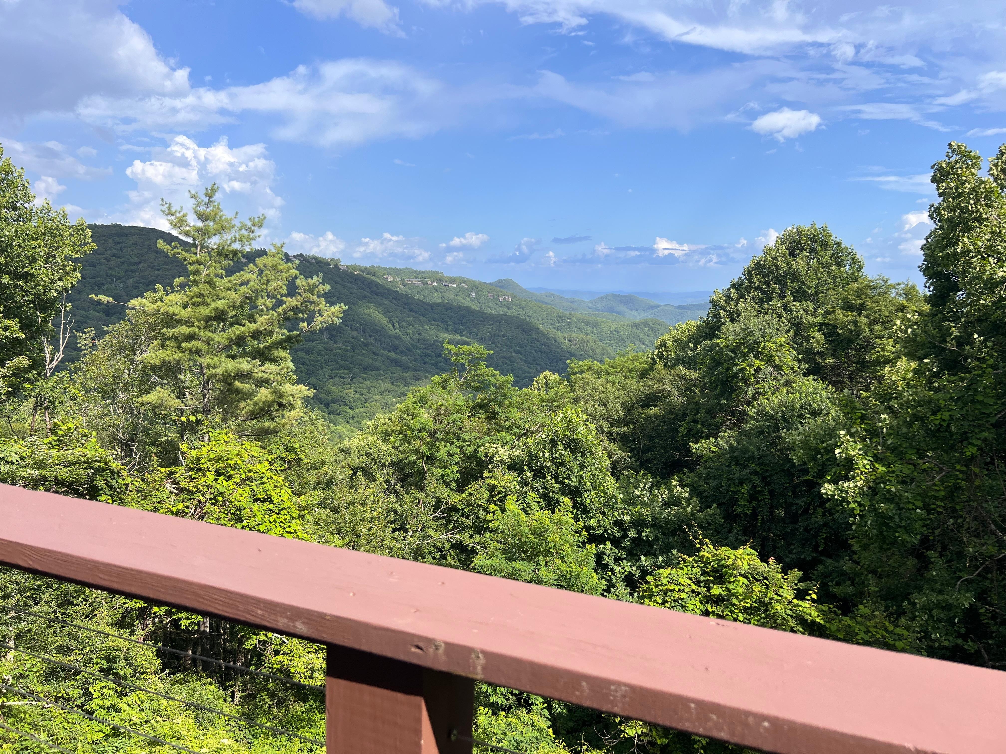 Magnificent view from the deck!