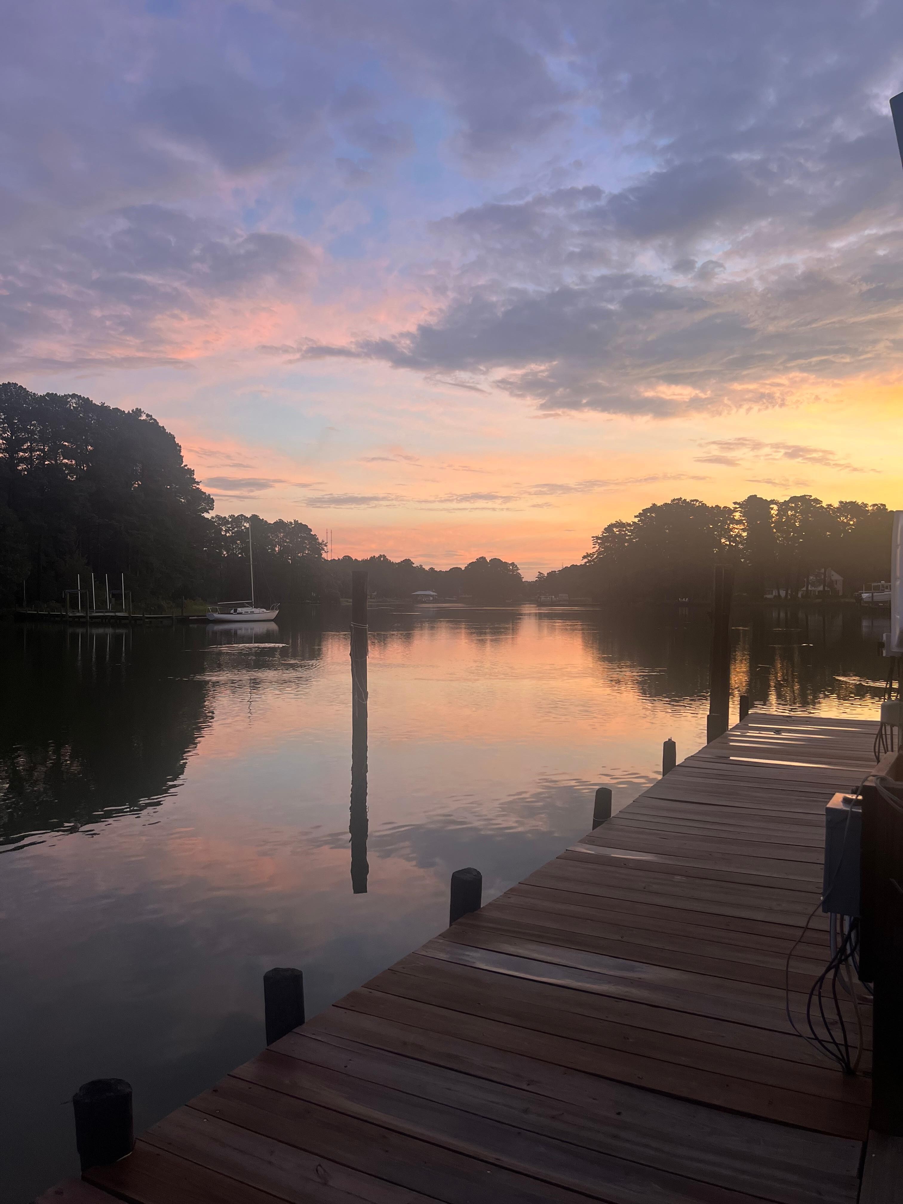 View from the dock