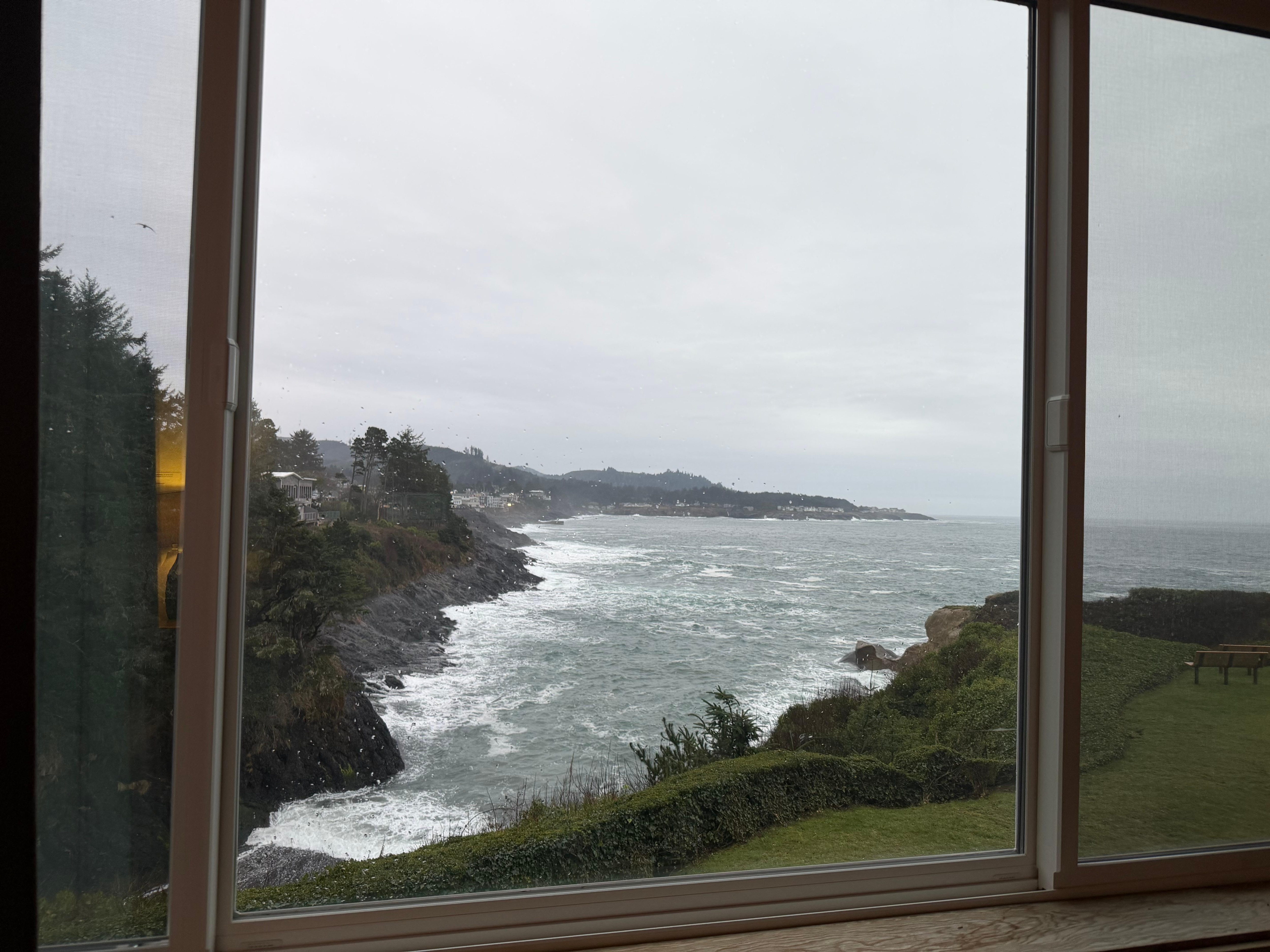 View from upstairs room