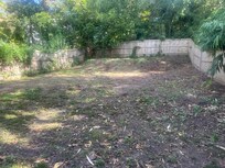 view from screened in patio