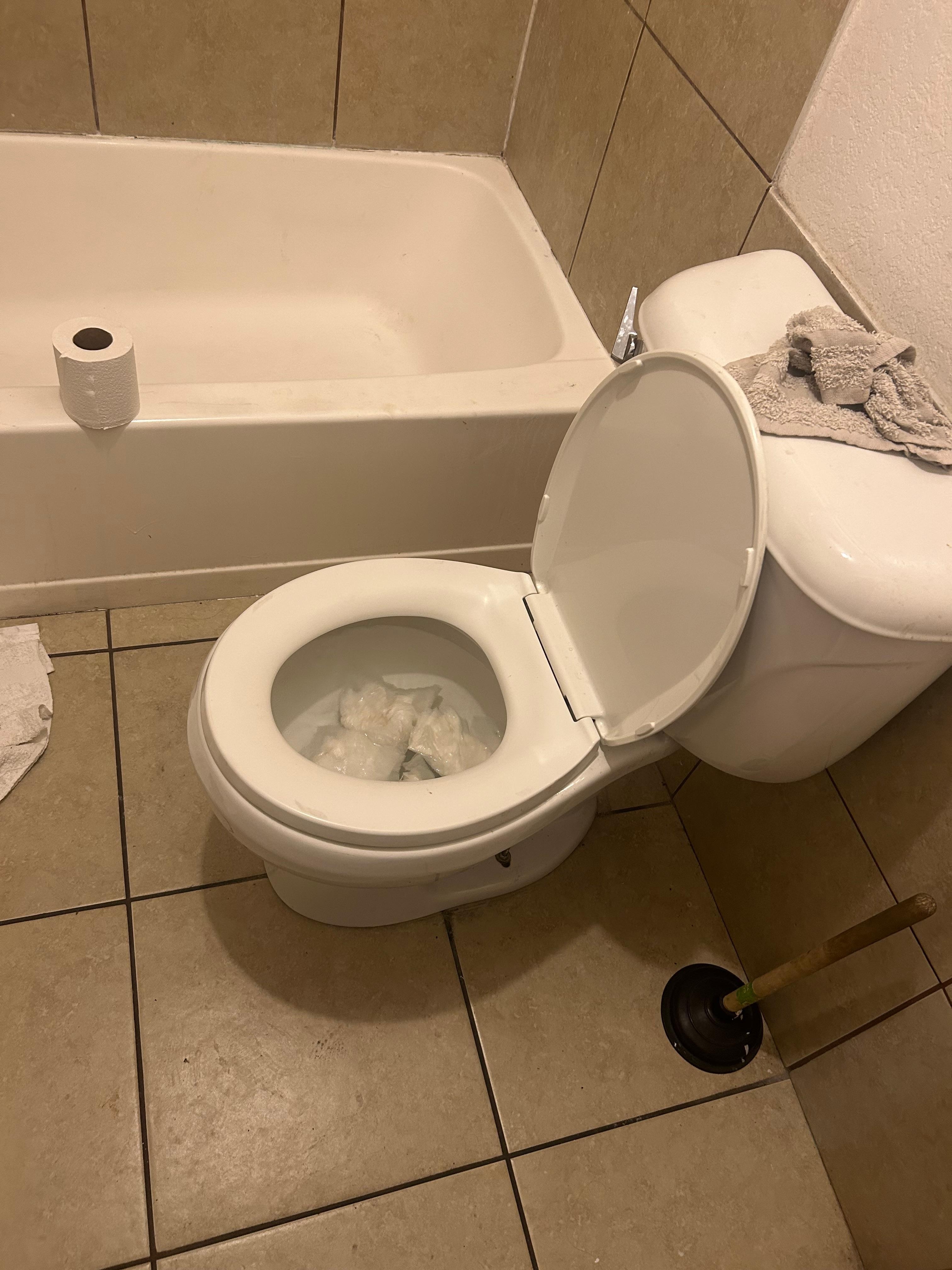 Toilet doesn’t flush only fill