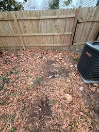 They are renovating a house next door so it is incredibly loud and there is broken glass everywhere