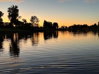 Lake at sunset