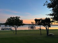 View from the deck in the pre-dawn hour