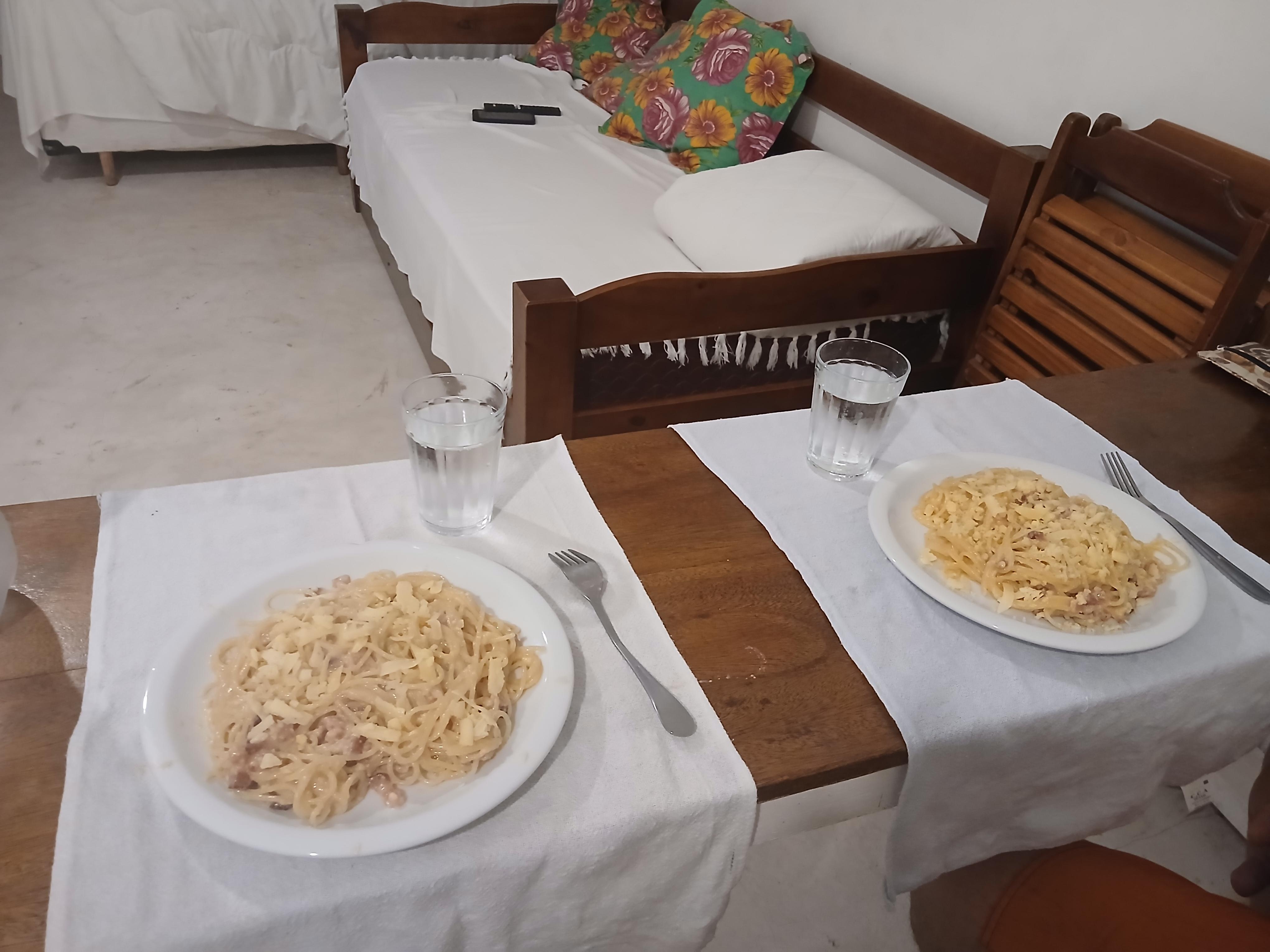 Fizemos algumas refeições e foi muito confortável 