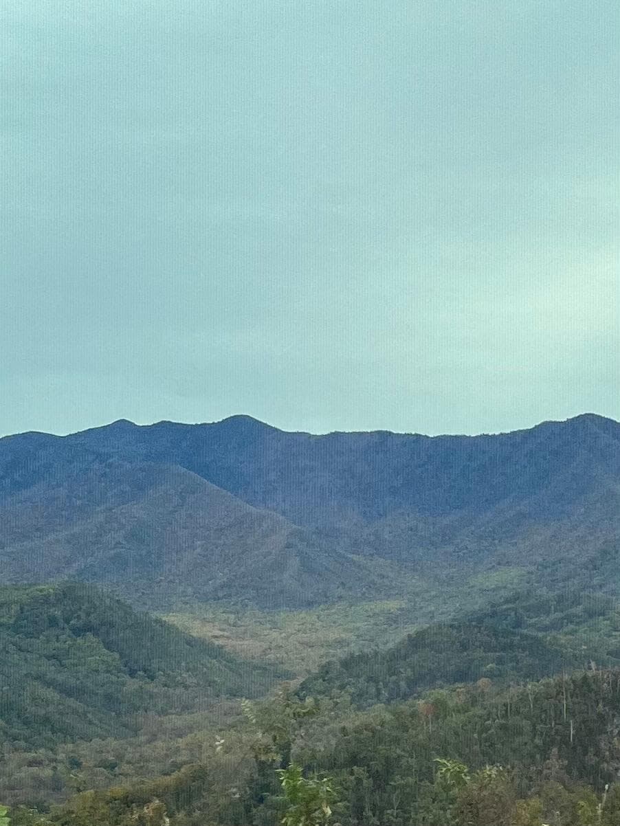 Stunning view from back porch