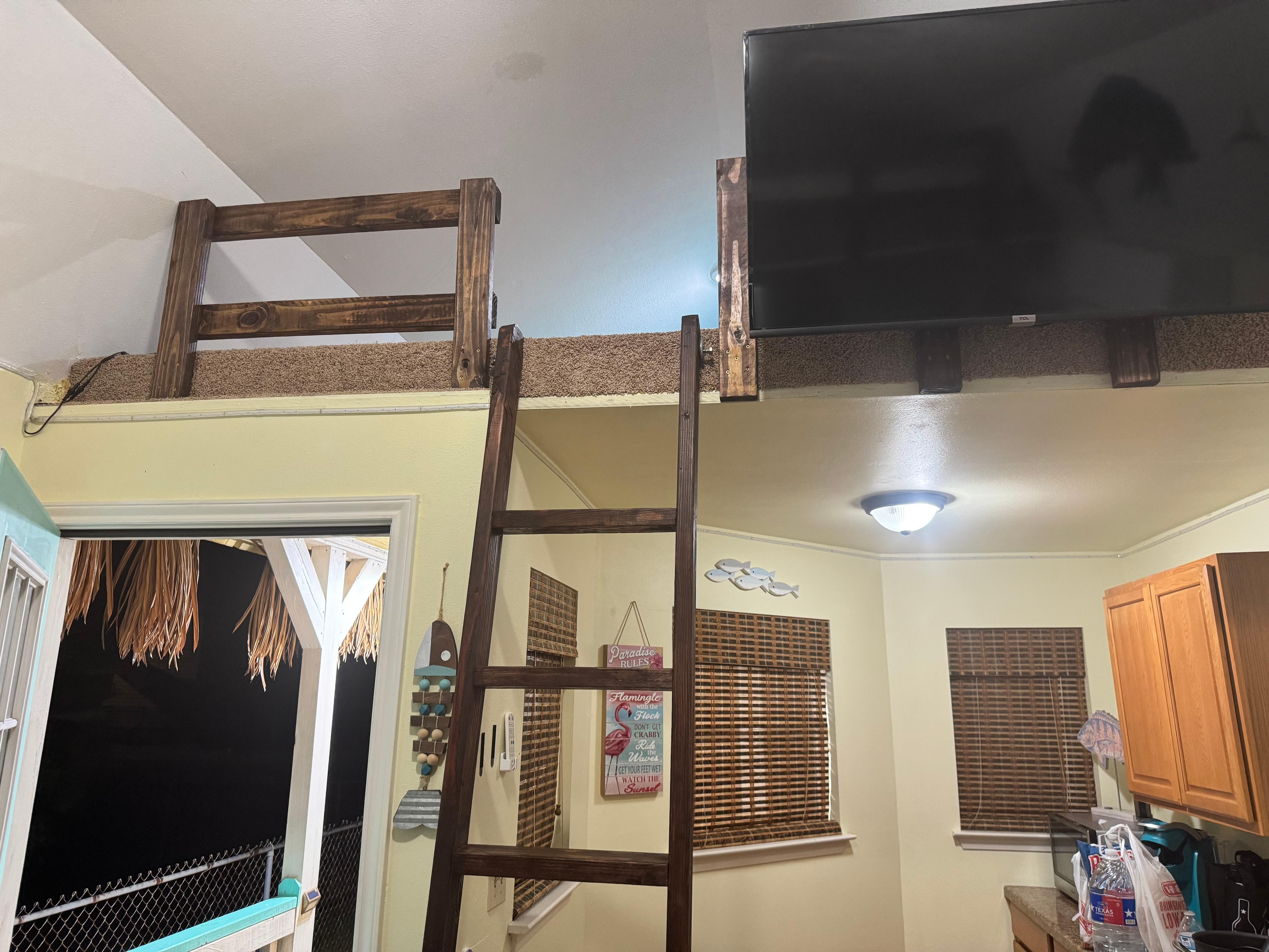 Barely a space for mobile person 