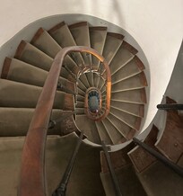 The only way in or out of this apartment! Dangerous in case of fire!