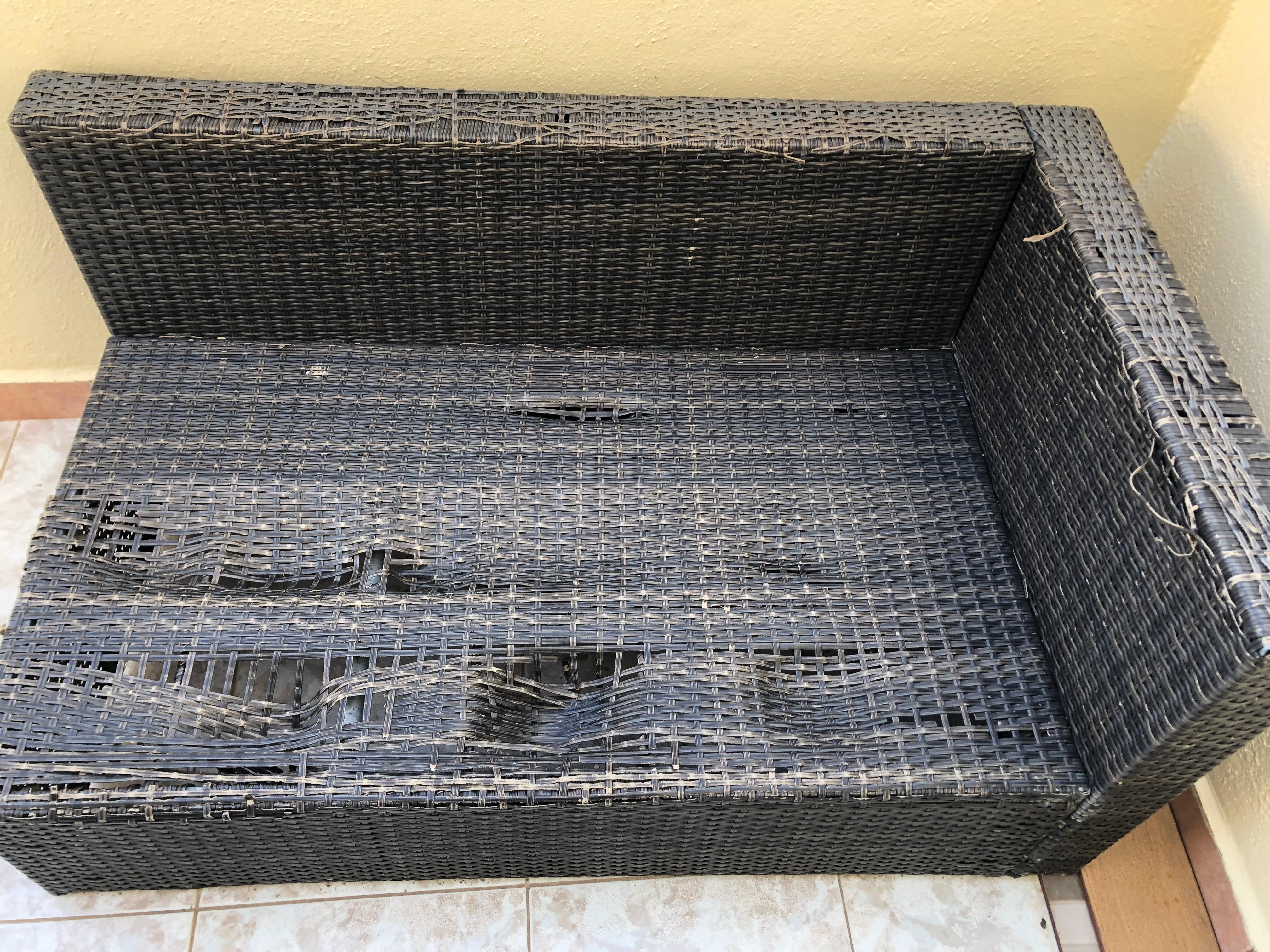 Fauteuil sur la terrasse