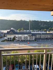 Our view from the balcony!