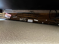 Floor behind desk in my room