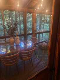 Sun porch was so peaceful